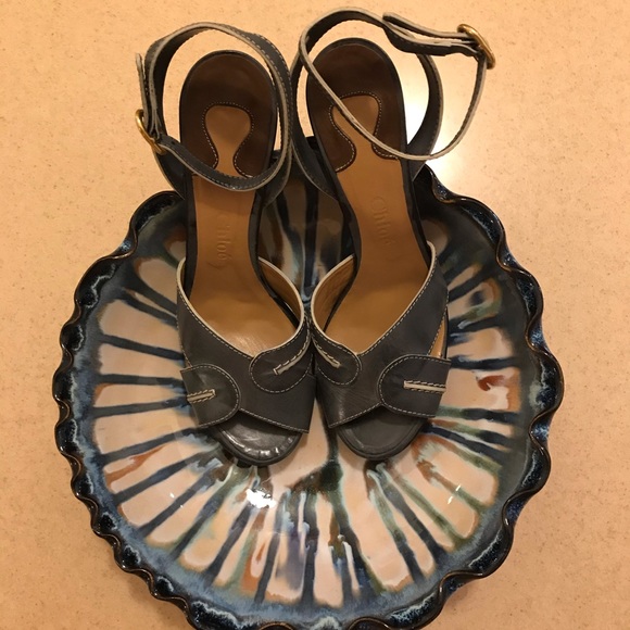Chloe Shoes - Chloe Ankle Strap Sandal        Size 8.5